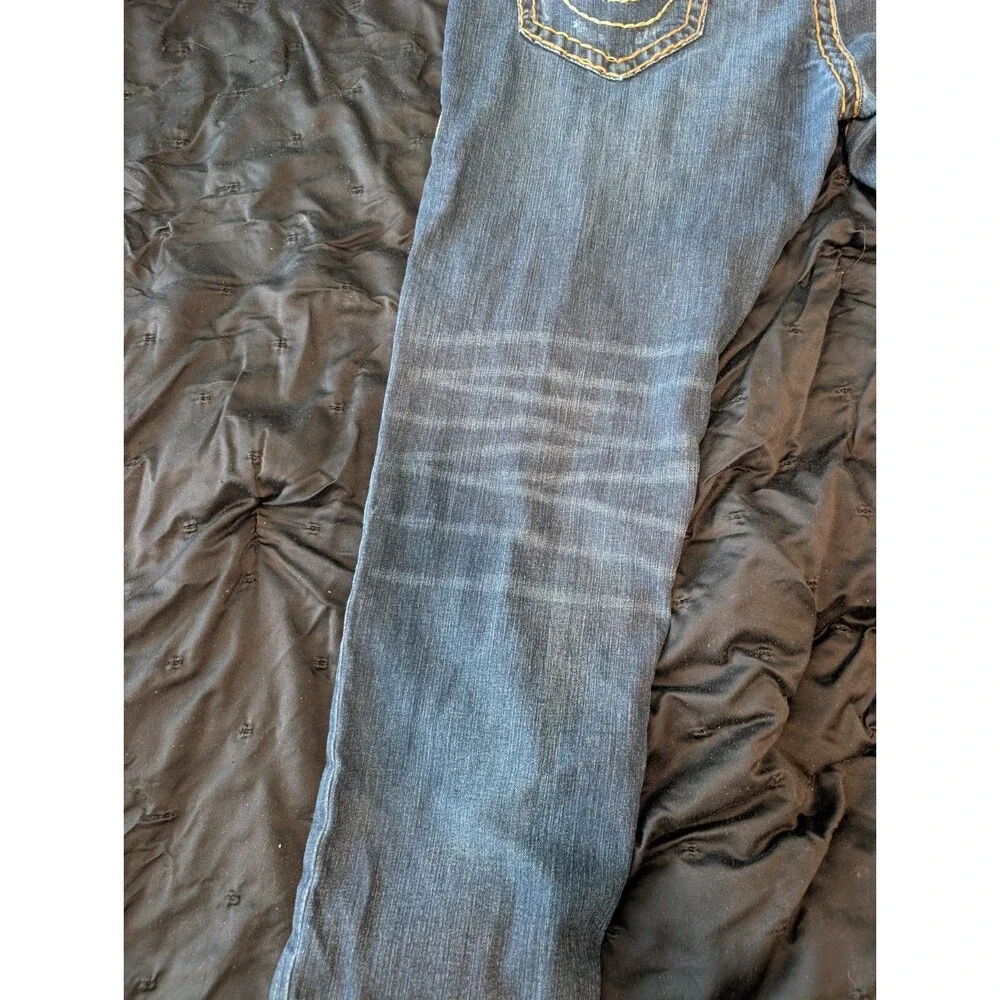 True Religion Rocco Jeans Men's Size 42 Blue Medium Wash Relaxed Skinny Denim